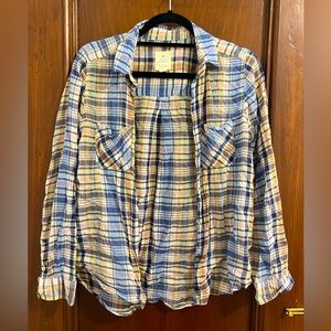 Light multicolored flannel